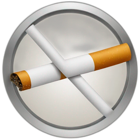 A no smoking sign emoji