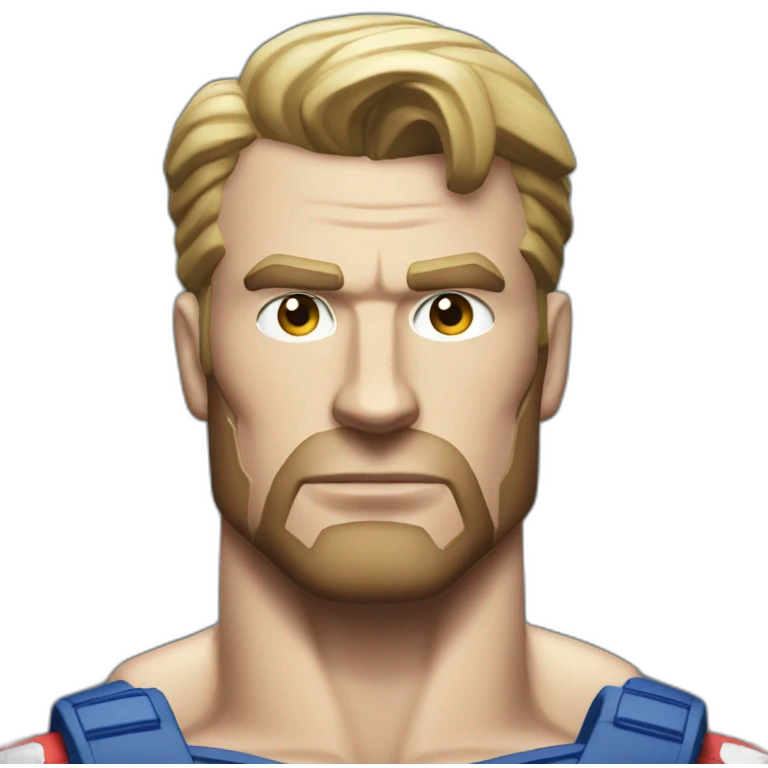 Rob Leifeld Muscle Captain America emoji