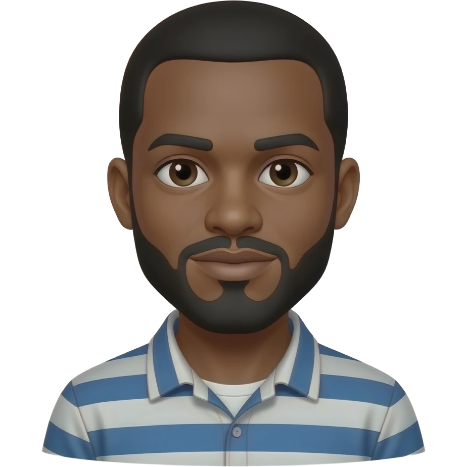 Black guy hanging emoji