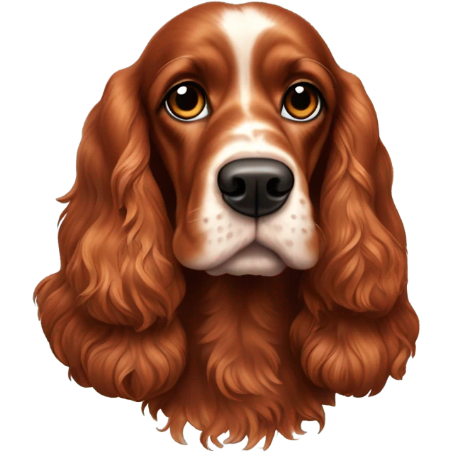 red english cocker spaniel emoji