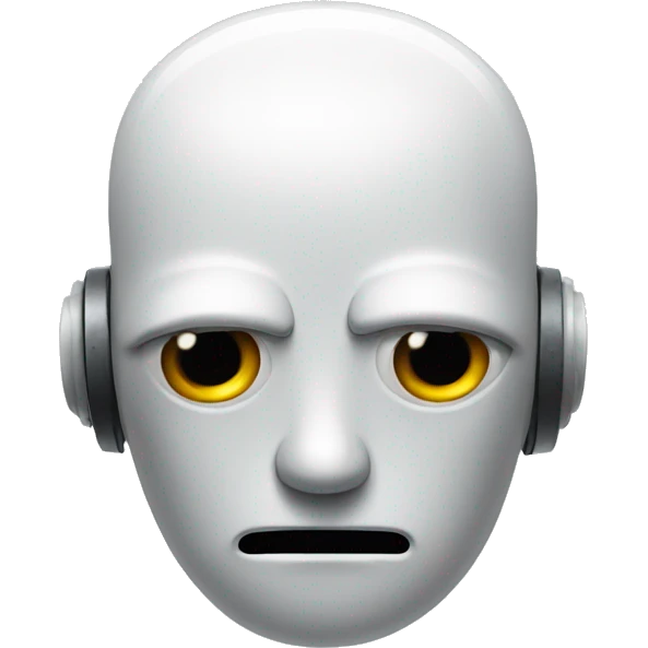 sad robot face emoji