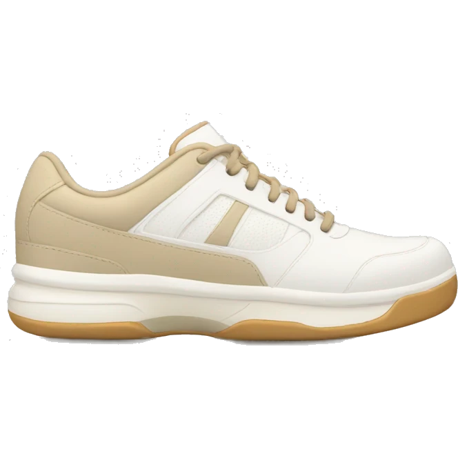 white and beige tennis shoes emoji