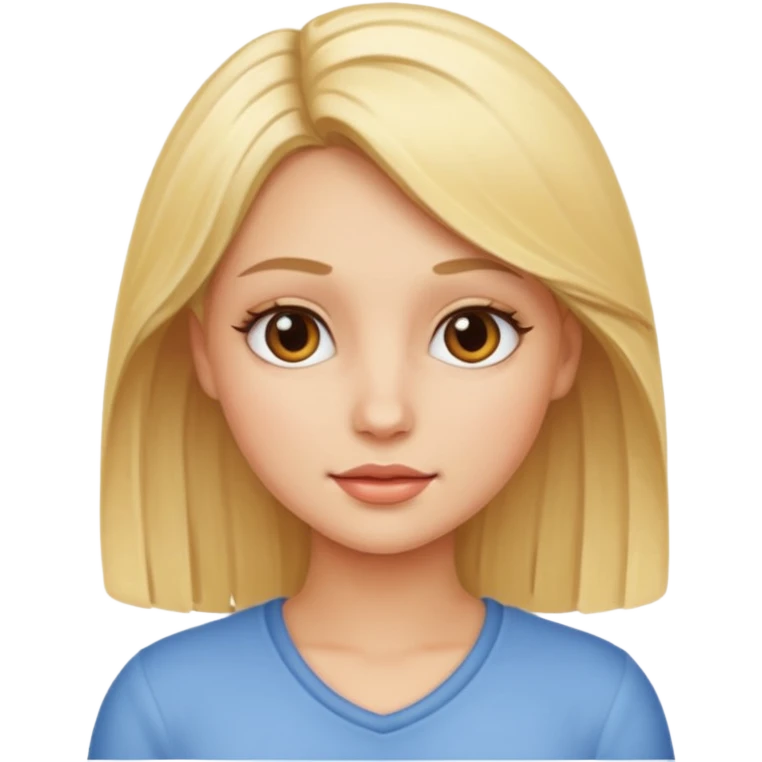 Blondish girl emoji