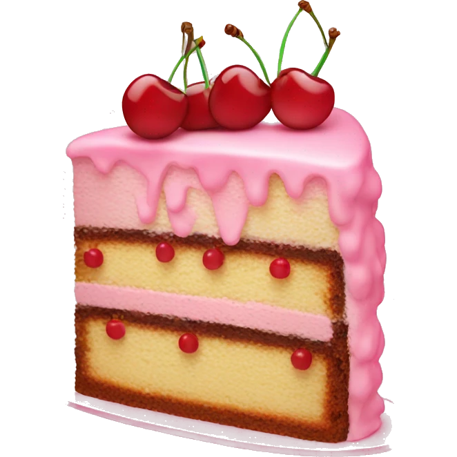 cake with cherries on top emoji