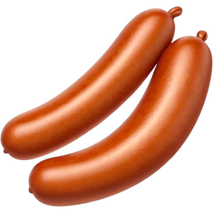 Screaming sausage emoji