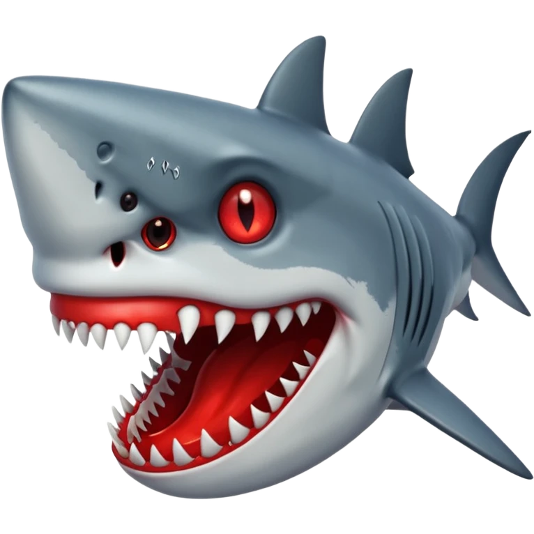 Shark combinad vampiro emoji