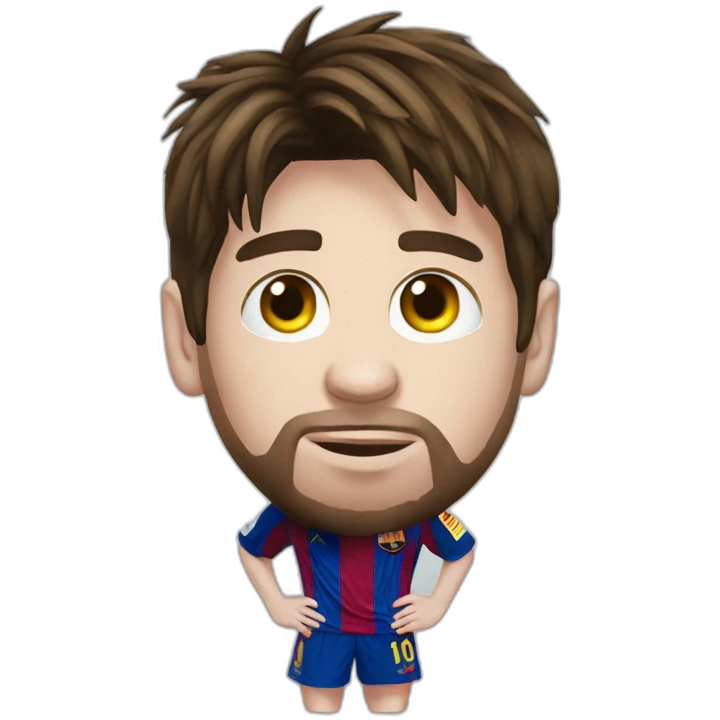messi with pc emoji