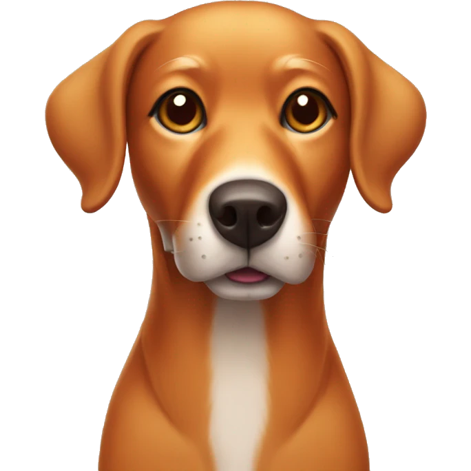 red fox lab christmas dog emoji