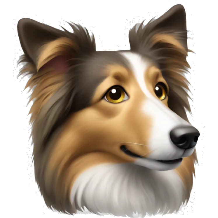 Sheltie dog emoji