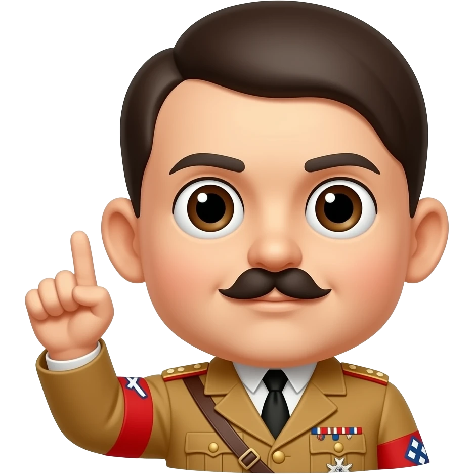 Hitler qui fait 67 emoji