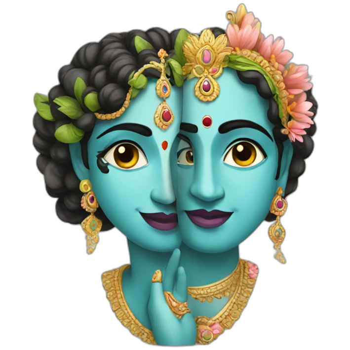 Radha Krishna emoji