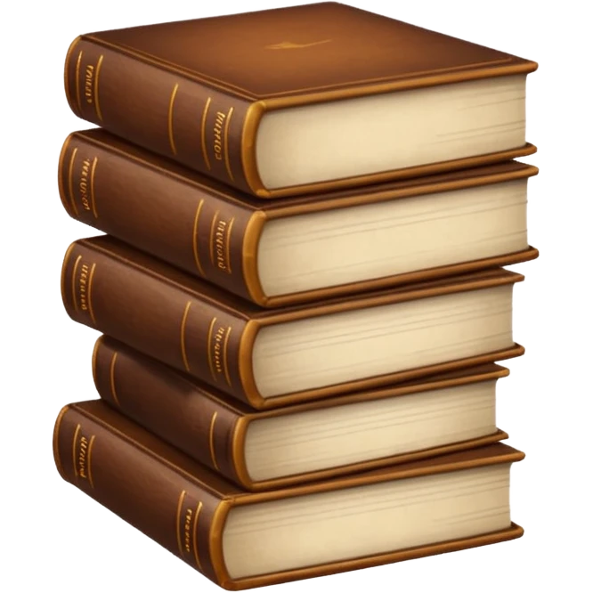 brown books emoji