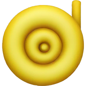 yellow spiral emoji