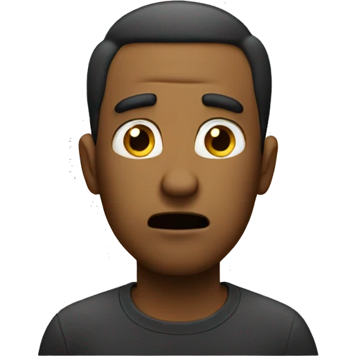 confused man emoji