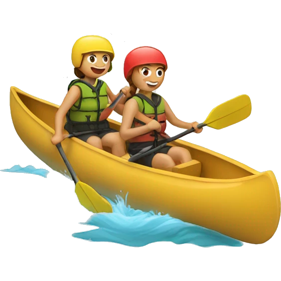 canoe rafting emoji