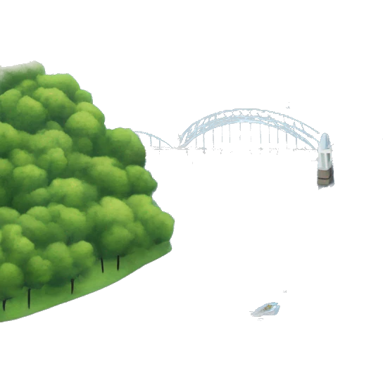 Scenic view of the Charles River in Boston with sparkling water, boats bridges, and the city skyline in the background surrounded by greenery and trees emoji