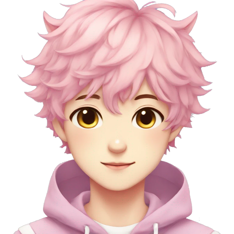 Cute Attractive Gorgeous Kawaii Pastel Anime Catboy emoji