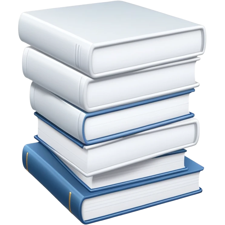White books emoji