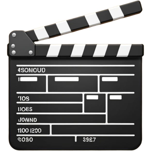 video cine claqueta emoji