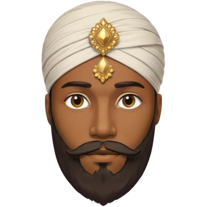 bearded man in turban emoji