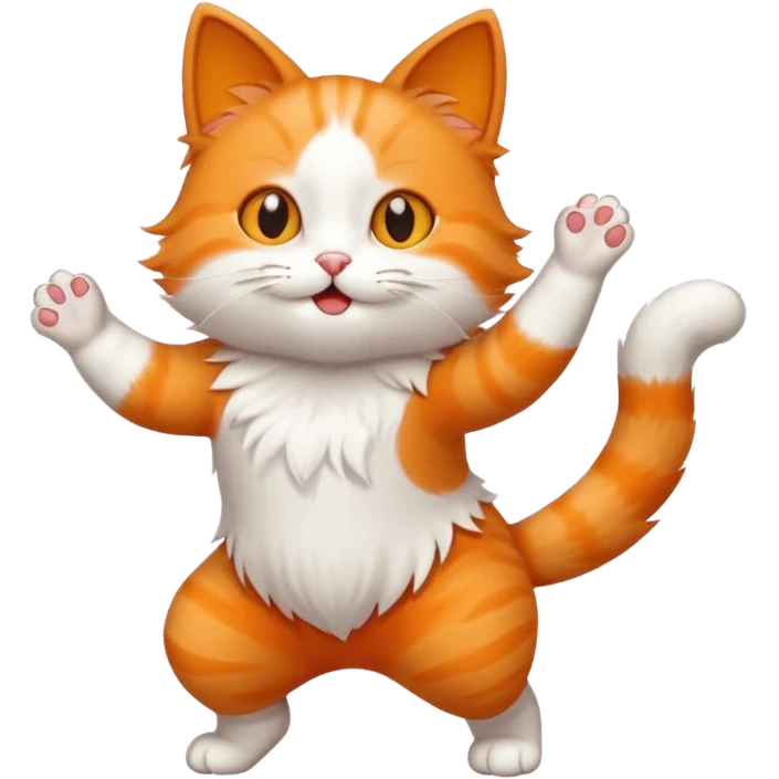 Cat dancing  emoji