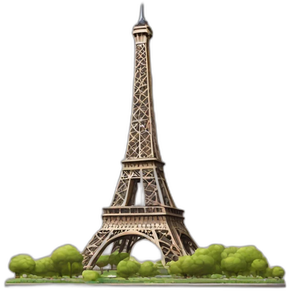 The Eiffel Tower emoji