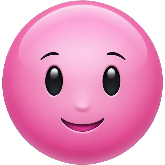 Pink emoji