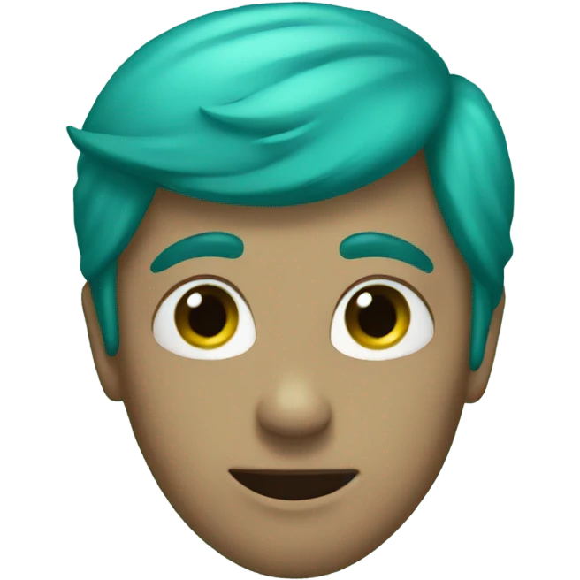 Teal heart emoji