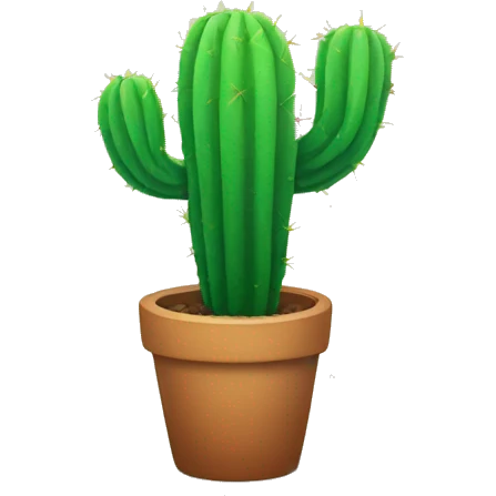 Rainbow cactus  emoji