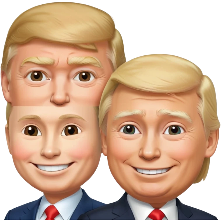 Trump and Putin emoji