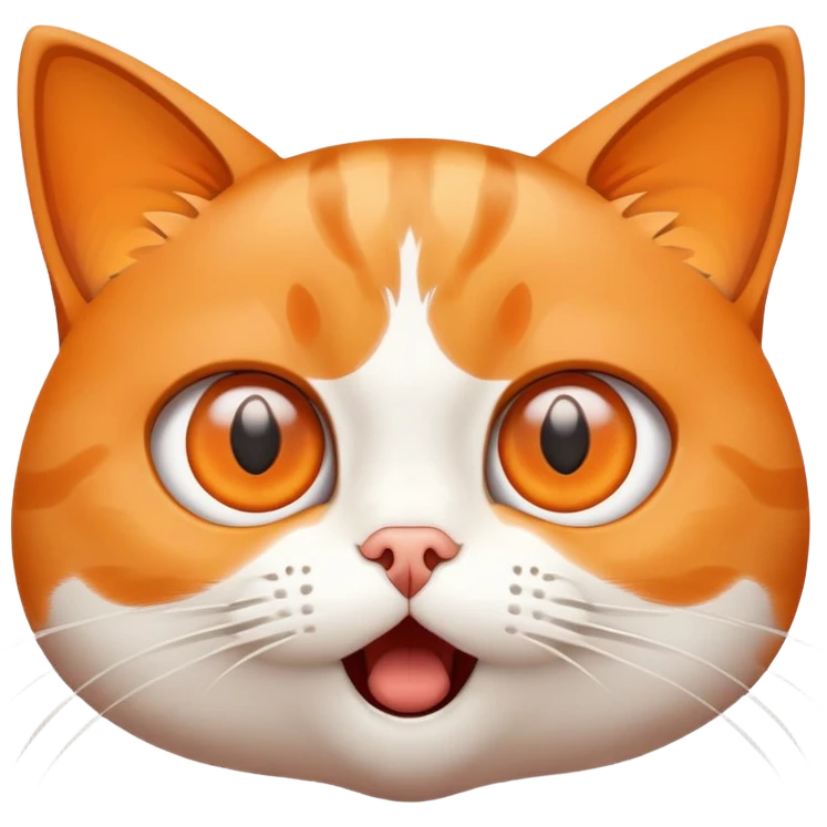 surprised shocked cat meme emoji