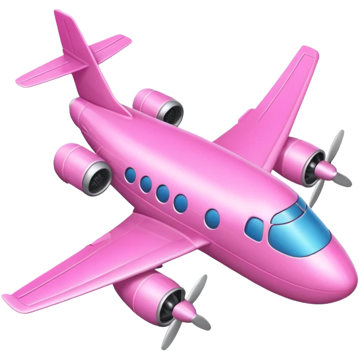 Pink airplane  emoji