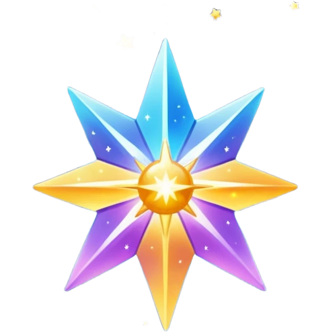 glitter starlight emoji