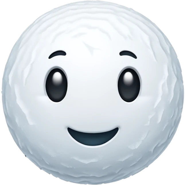 normal snowball emoji