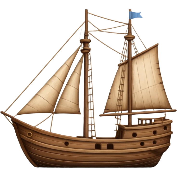 wooden ship emoji