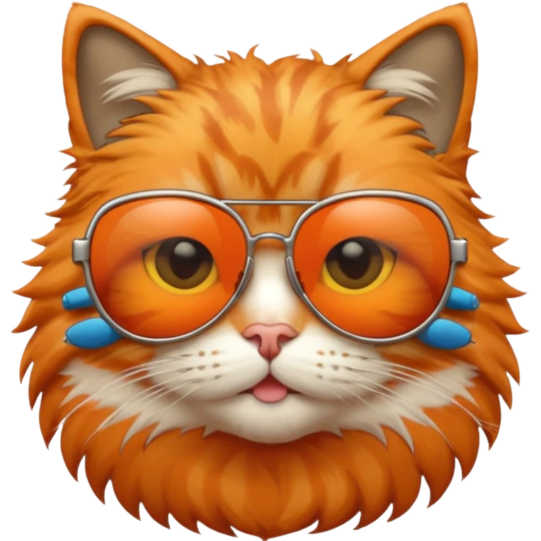 Cat wearing sunglasses emoji