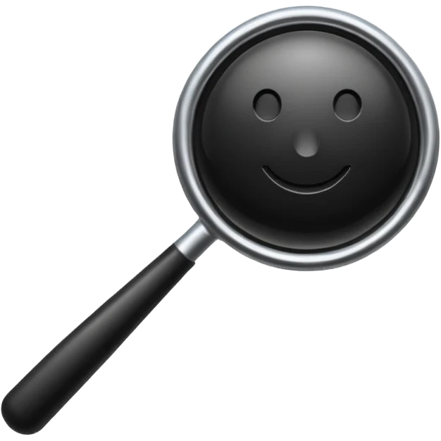 black search icon emoji