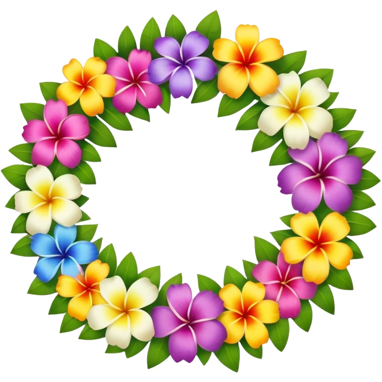 Hawaiian lei  emoji