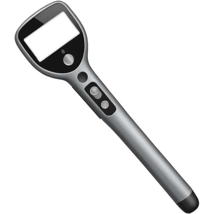 Handheld scanner wand emoji