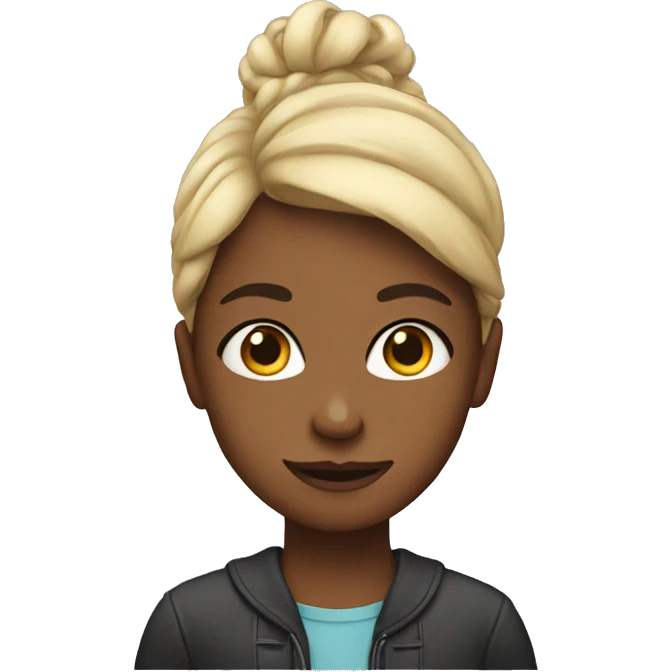 I am just a girl emoji