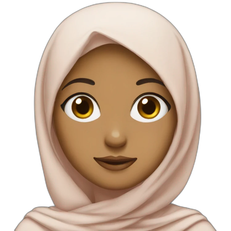Girl hijab teacher emoji