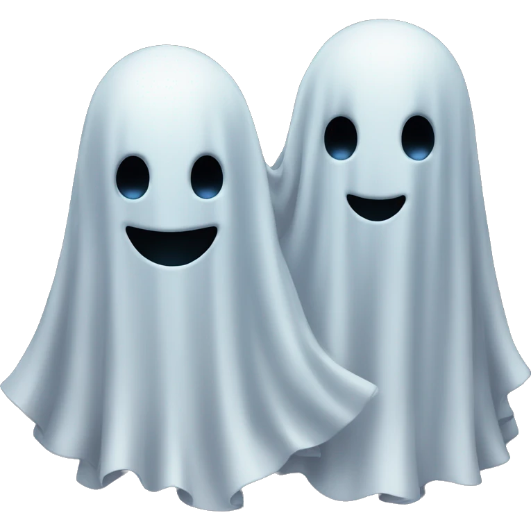 ghost couple playing games emoji