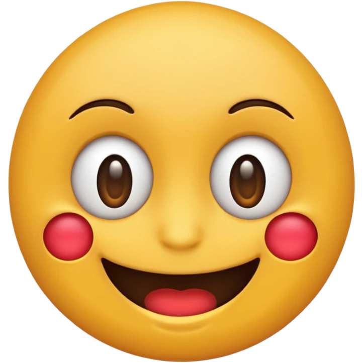 make a devious emoji where the emojis face is a devious smile but no emotion in its eyes emoji