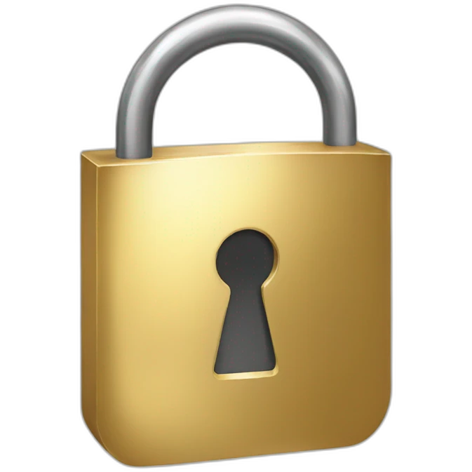 unlocked golden lock emoji