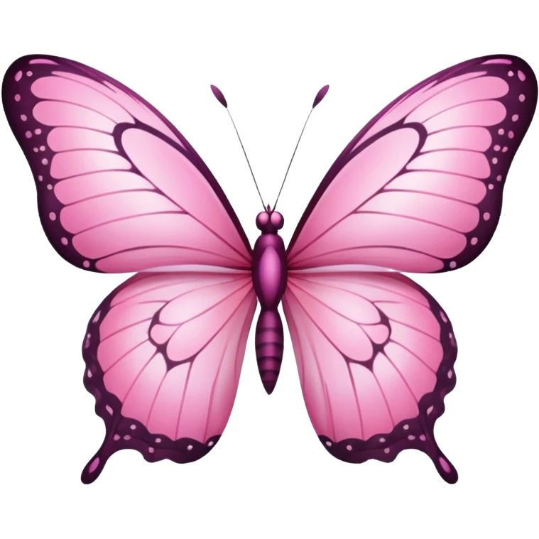 pink butterfly emoji