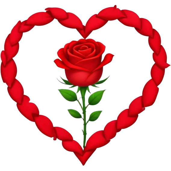 Rose Heart  emoji