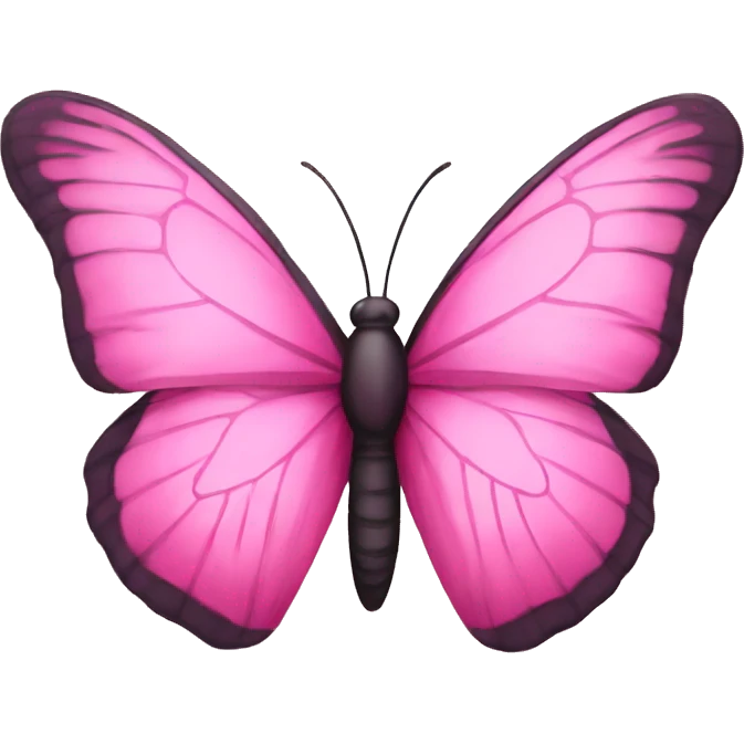 Pink butterfly  emoji