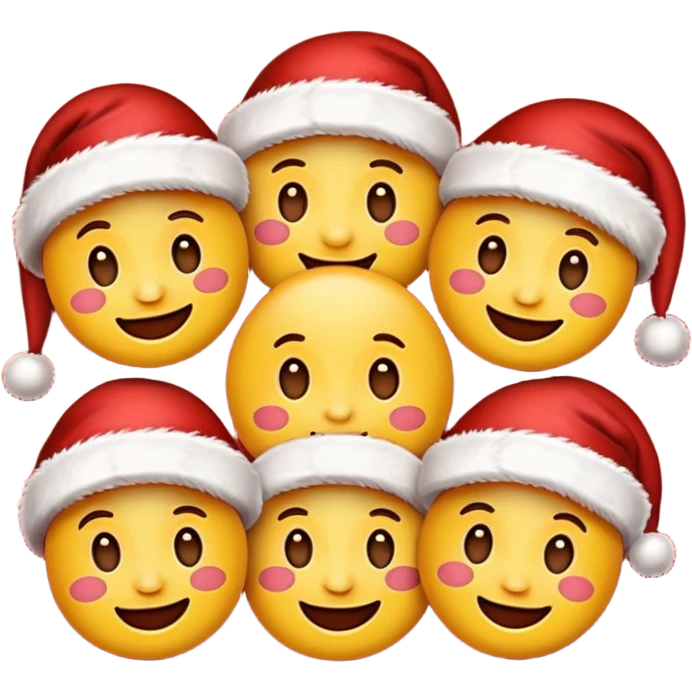 Aranyos Karácsonyi emojik emoji