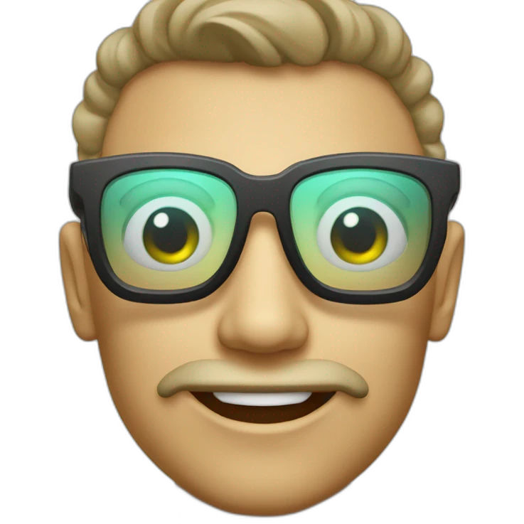 Alienígena com óculos escuros  emoji