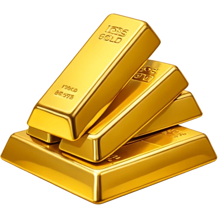 Tons of gold bars emoji